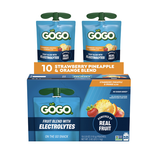 GoGo On the go Snack Strawberry Pineapple & Orange Blend Fruit