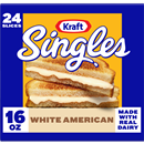 Kraft Singles White American Cheese Slices 24 Count