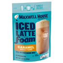 Maxwell House Drink Mix, Iced Latte With Foam, Caramel