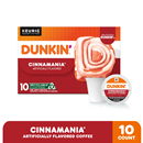 Dunkin Donuts Bakery Series Cinnamon Coffee Roll K-cup Pods 10 Pack