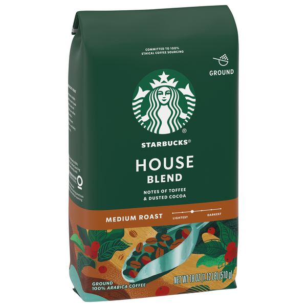 Starbucks House Blend Medium Roast Ground Coffee | Hy-Vee Aisles