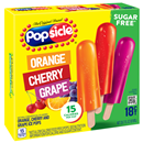 Popsicle Sugar Free Orange Cherry Grape 18Ct