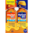 Vicks Kids Dayquil + Nyquil, Honey, Value Combo Pack, 2-8 fl oz