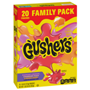 Gushers Raspberry Lemonade, Strawberry Peach & Orange Cherry Fruit Flavored Snacks Family Pack, 20-0.8 oz Pouches