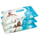 Tippy Toes Sensitive Fragrance Free Baby Wipes Refills 3-64 Ct