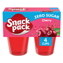 Snack Pack Sugar Free Cherry Gelatin Juicy Gels