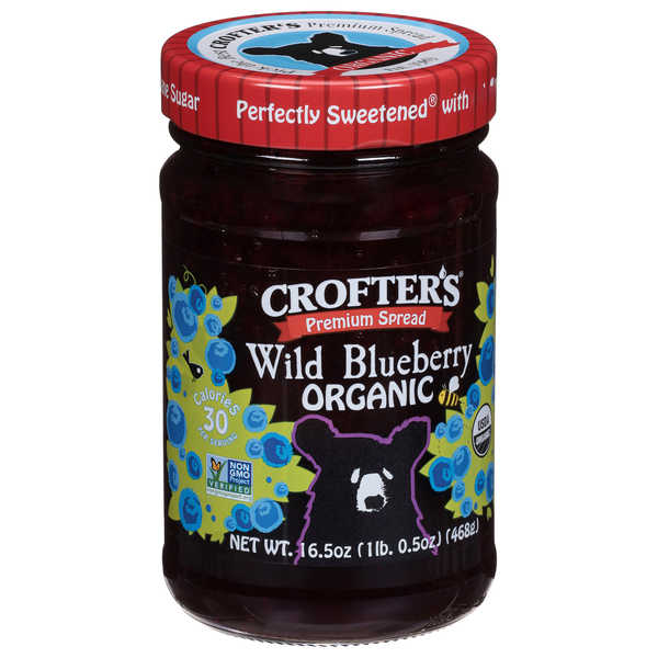 Crofter's Organic Premium Wild Blueberry Spread 16.5 oz | Hy-Vee Aisles ...