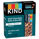 KIND Dark Chocolate Nuts & Sea Salt 6-1.4 oz Bars