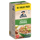 Quaker Instant Oatmeal, Apples & Cinnamon, Value Pack 18Ct
