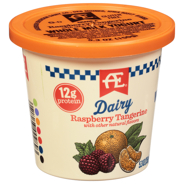 Anderson Erickson Raspberry Tangerine Whole Milk Yogurt | Hy-Vee