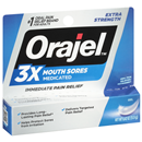 Orajel 3X Medicated for All Mouth Sores Instant Pain Relief