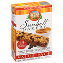 Sunbelt Bakery Granola Bars, Chewy, Peanut Buter Chocolate Chip, Value Pack 15Ct
