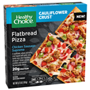 Healthy Choice Flatbread Pizza, Cauliflower Crust, Chicken Sausage Supreme