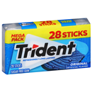 Trident Gum, Sugar Free, Original, Mega Pack