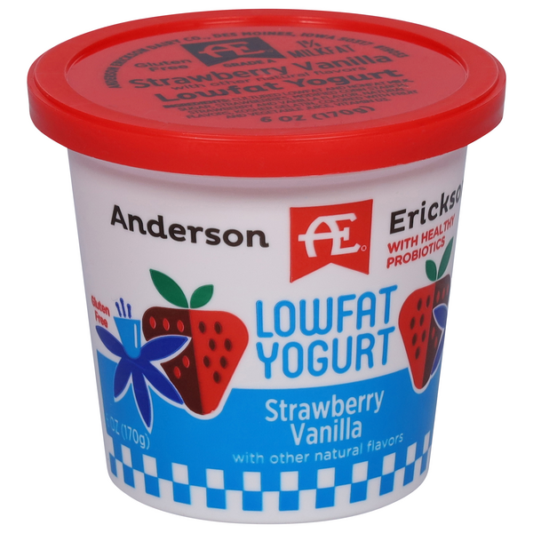 Anderson Erickson Lowfat Yogurt Strawberry Vanilla | Hy-Vee Aisles