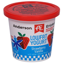 Anderson Erickson Lowfat Yogurt Strawberry Vanilla