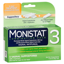 Monistat Cure & Itch Relief 3-Day Treatment Suppositories