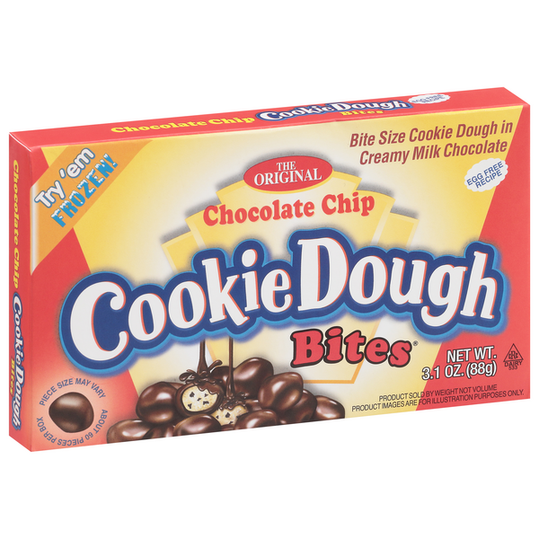 Cookie Dough Bites Snacks, Cinnamon Bun - 3.1 oz