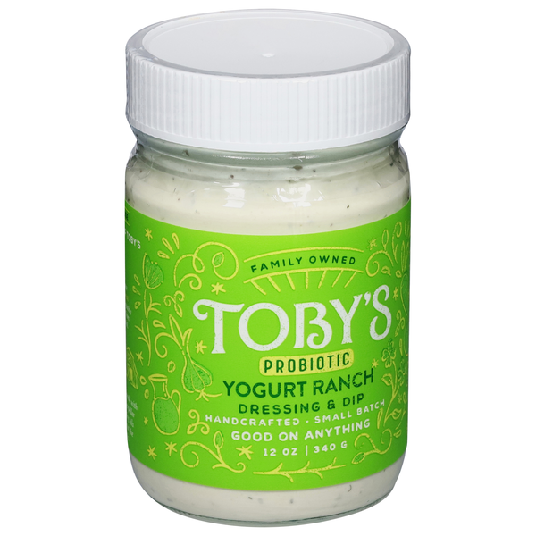 Probicic Ranch Toby's Probiotic Yogurt Ranch Dressing & Dip | Hy-Vee Aisles Online ...