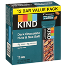 KIND Dark Chocolate Nuts & Sea Salt 12-1.4 oz Bars