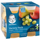 Gerber Nature Select 100% Juice Variety 4 Pack