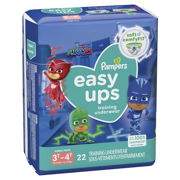 Pampers Easy Ups Training Underwear Boys Size 3T-4T