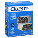 Quest Crispy Cookies & Cream Protein Bars 4 Count
