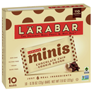 Larabar Fruit & Nut Bars, Minis, Chocolate Chip Cookie Dough, 10-0.78 oz