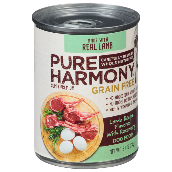 Pure Harmony Grain Free Lamb Recipe with Rosemary Dog Food Hy