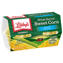 Libby's Microwavable Whole Kernel Sweet Corn Lightly Seasoned with Sea Salt 4-4 oz Cups