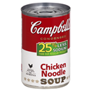 Campbell's Chicken Noodle 25% Less Sodium Condensed Soup