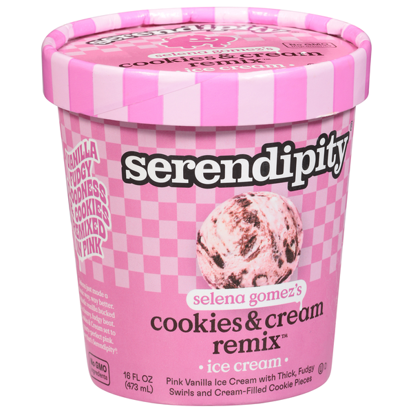 Serendipity Selena Gomez's Cookies & Cream Remix Ice Cream | Hy