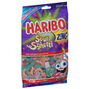 Haribo Zing Sour S'ghetti Gummi Candy Share Size