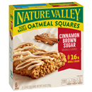 Nature Valley Cinnamon Brown Sugar Soft-Baked Oatmeal Squares, 1.24 oz, 6 count