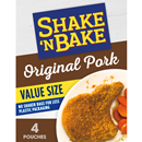 Kraft Shake 'N Bake Original Pork Seasoned Coating Mix 4 Pouches