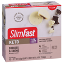 Slimfast Keto Fat Bomb Snack Cup, Stuffed, Cookies & Creme 12-0.7 oz