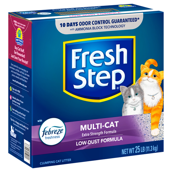 Fresh Step Ultra Absorb Scented Litter with Febreze, Clumping Cat Litter,  45 lb