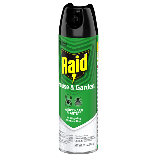 Raid House & Garden Bug Killer Formula 7 Insecticide | Hy-Vee Aisles ...