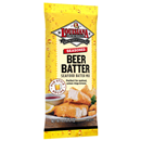 Louisiana Fish Fry Products Seafood Batter Mix, Beer Batter, Seasoned