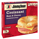Jimmy Dean Ham & Cheese Croissant Sandwiches 4Ct