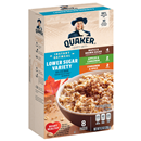 Quaker Instant Oatmeal, Lower Sugar Variety 8 Count