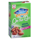 Blue Diamond Otg Whole Natural Almonds, 7-0.625 Oz