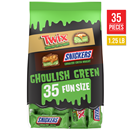 Mars Ghoulish Green Fun Size Candy Variety Pack, 35Ct