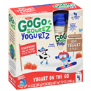 GoGo Squeez Yogurtz Low Fat Yogurt Strawberry 4-3 Oz