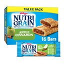 Kellogg's Nutri Grain Soft Baked Apple Cinnamon Breakfast Bars Value Pack 16-1.3 oz Bars