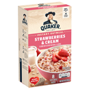 Quaker Oatmeal, Instant, Strawberries & Cream 8 Count