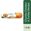 Freshpet Select Slice & Serve Roll Chunky Chicken & Turkey Recipe With Peas, Carrots & Brown Rice