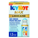 IcyHot Maximum Strength Lidocaine No-Mess Pain Relief Liquid, No-Mess Applicator