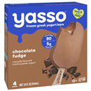 Yasso Chocolate Fudge Frozen Greek Yogurt Bars 4 - 3.5 Fl Oz