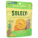 Solely Pineapple Rings, Organic, Dried Fruit